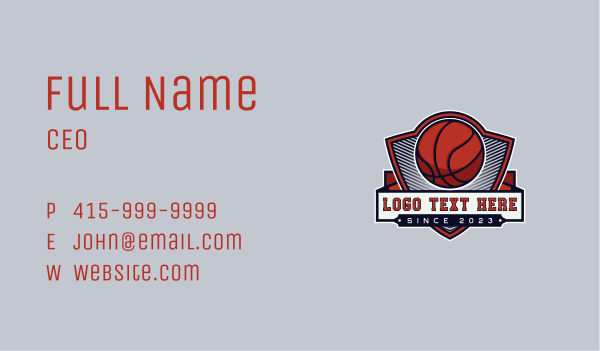 Basketball Sports Varsity Business Card Design Image Preview