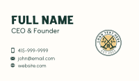 Home Gardening Rake Business Card Preview