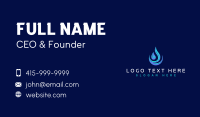 Purified Water Drop Business Card Image Preview