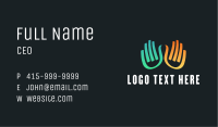 Charity Foundation Hand  Business Card Image Preview