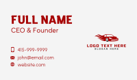 Fast Race Car Business Card Image Preview