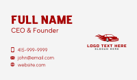 Fast Race Car Business Card Image Preview