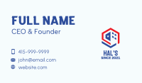 Hexagon American Patriot  Business Card Image Preview