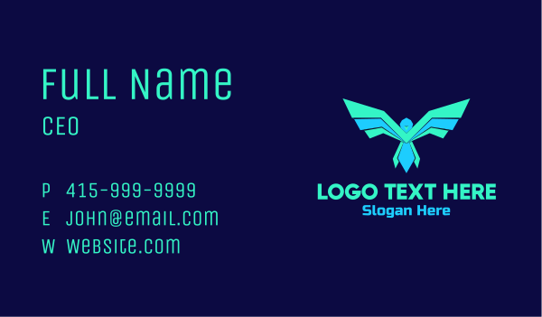 Gaming Eagle Esports Business Card Design Image Preview