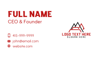 Industrial Mining Excavation Business Card Design