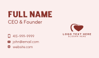 Heart Support Charity Business Card Image Preview