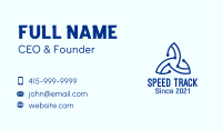 Blue Tech Propeller  Business Card Image Preview