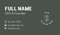 White Hipster Firm Business Card Image Preview