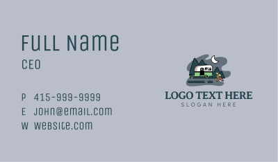 Camping RV Outdoor Business Card