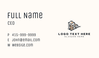 Architect Property Builder Business Card Image Preview