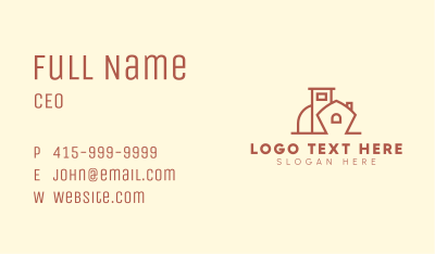 Simple House Building Realty Business Card Image Preview