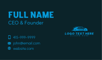 Blue Transportation Vehicle Car  Business Card Image Preview