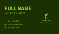 Green Bamboo Footprint Business Card Image Preview