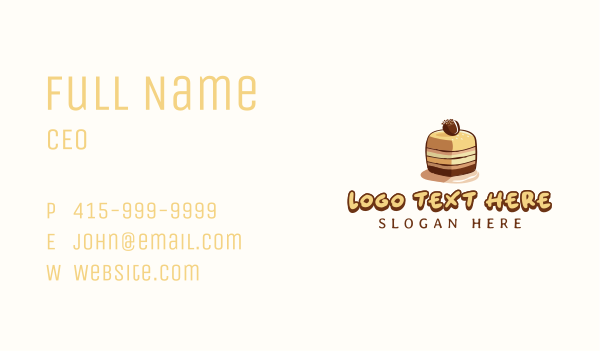 Sweet Cake Dessert Business Card Design Image Preview