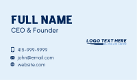 Blue Wing Business Business Card Image Preview