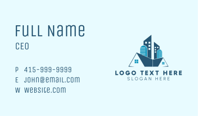 Urban City Housing Business Card Image Preview