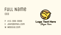 Canary Bird Badge Business Card Image Preview