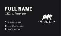 Mountain Bear Travel Business Card Image Preview