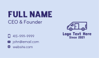 Travel Trailer Van  Business Card Image Preview