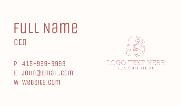 Jewelry Luxury Curl Business Card Design Image Preview