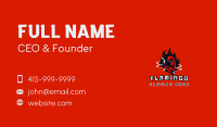 Gaming Ninja Assassin Business Card Image Preview