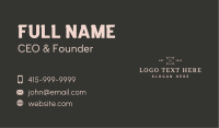 Fashion Clothing Wordmark Business Card Image Preview