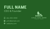 Green Pine Tree Mountain Business Card Design