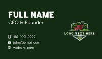 Yard Lawn Mower  Business Card Design