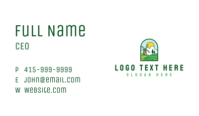 Farmer House  Barn Business Card Image Preview