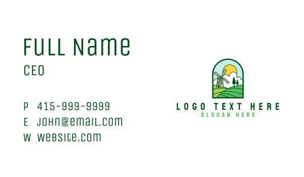 Farmer House  Barn Business Card Design Image Preview