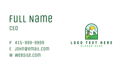 Farmer House  Barn Business Card Image Preview