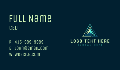 Pyramid Tech Developer Business Card Image Preview