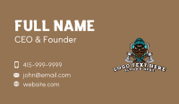 Lumberjack Axe Shield Gaming Business Card Preview