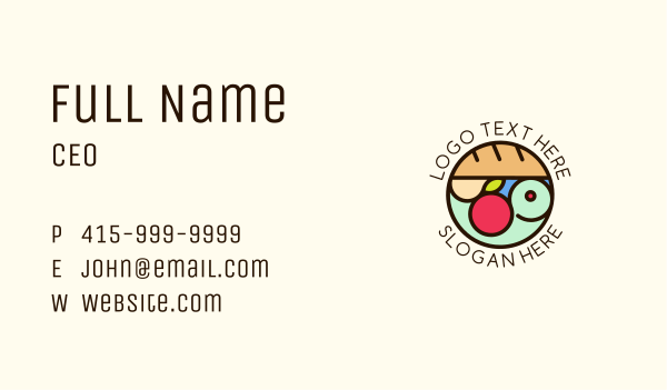 Bread Fruit Grocery Store Business Card Design Image Preview