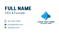 Parallel Cloud Communication Business Card Design