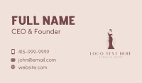 Fashion Designer Gown Business Card Preview