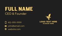 Yellow Angry Bee  Business Card Design