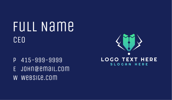 Clothing Formal Attire Business Card Design Image Preview