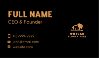 Arrow Bull Bison Business Card Image Preview