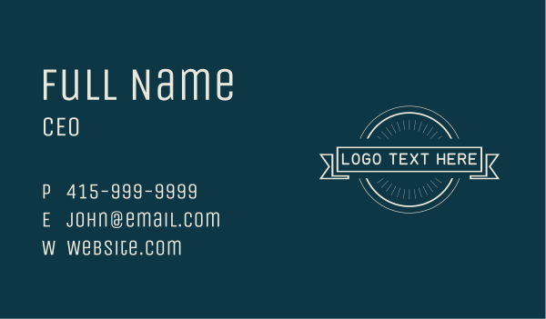 Classic Publishing Company Business Card Design Image Preview