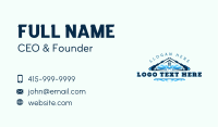 Pressure Washing Water Wave Business Card Image Preview