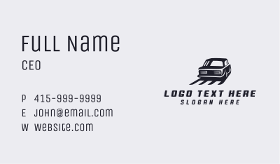 Car Racing Automobile Business Card Image Preview