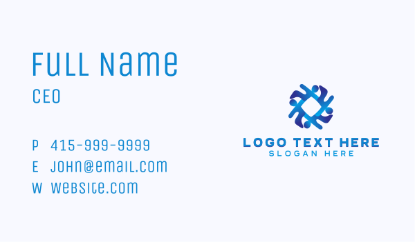 People Community Team Business Card Design Image Preview