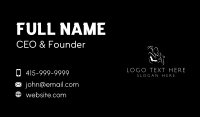 Saxophone Performer Instrument Business Card Design