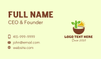 Natural Plant Seedling Business Card Image Preview