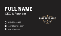 Western Skull Ranch Business Card Design