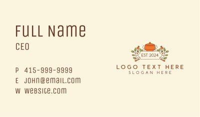 Cooking Gourmet Catering  Business Card Image Preview