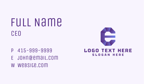 Digital Network Cyber Tech Business Card Design Image Preview