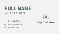 Generic Wellness Letter  Business Card Image Preview