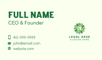 Nature Conservation Group Letter Business Card Image Preview